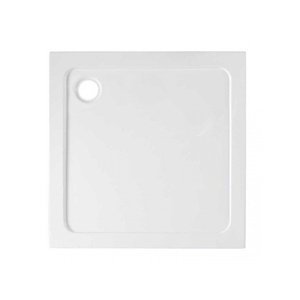 BPS-koupelny Čtvercová akrylátová sprchová vanička HYD-SSV-ST02D 100x100 bílá