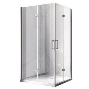 BPS-koupelny Obdélníkový sprchový kout HYD-OK122 120x90 chrom/transparent