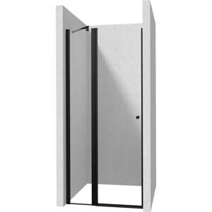 Deante Jednokřídlé sprchové dveře Kerria Plus do niky 90 cm - KTSUN41P černé