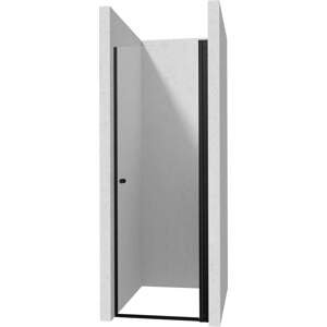 Deante Jednokřídlé sprchové dveře Kerria Plus do niky 80 cm - KTSWN42P černé