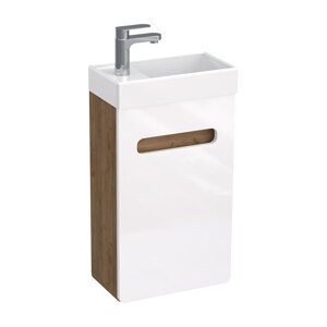 BPS-koupelny Koupelnová skříňka s keramickým umyvadlem Lukrecia W 40 P/L