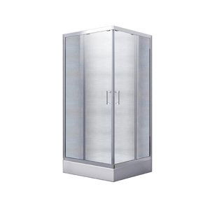 Besco Čtvercový sprchový kout MODERN SQ 80x80 (90x90), výška 165 cm Varianta: rozměry: 80x80 cm, kód produktu: MODERN SQ 80165 T, MK-80-165-C, profily: chrom, výplň: transparent