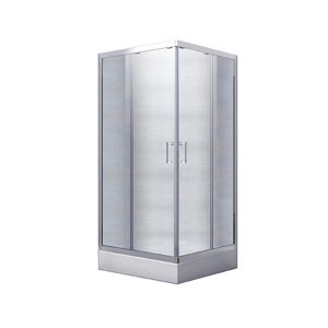 Besco Čtvercový sprchový kout MODERN SQ 80x80 (90x90), výška 165 cm Varianta: rozměry: 80x80 cm, kód produktu: MODERN SQ 80165 M, MK-80-165-M, profily: chrom, výplň: mat