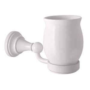 Slezák - RAV Držák kartáčků keramika, bílý Koupelnový doplněk MORAVA RETRO MKA0201B Barva: Bílá, kód produktu: MKA0201B