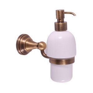 Slezák - RAV Dávkovač tekutého mýdla keramika, stará mosaz (bronz) Koupelnový doplněk MORAVA RETRO MKA0303SM Barva: Stará mosaz, kód produktu: MKA0303SM