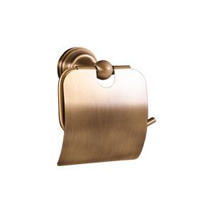 Slezák - RAV Držák toaletního papíru s krytem stará mosaz (bronz) Koupelnový doplněk MORAVA RETRO MKA0400SM Barva: Stará mosaz, kód produktu: MKA0400SM