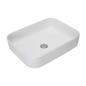 BPS-koupelny Deskové keramické umyvadlo Modo 50 (50x39 cm)