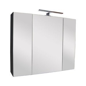 BPS-koupelny Zrcadlová skříňka závěsná s LED osvětlením Naturo 80 ZS