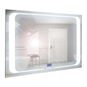 BPS-koupelny Zrcadlo závěsné s pískovaným motivem a LED osvětlením Nikoletta LED 4 Typ: dotykový vypínač, kód produktu: Nikoletta LED 4/120, rozměry: 120x65 cm