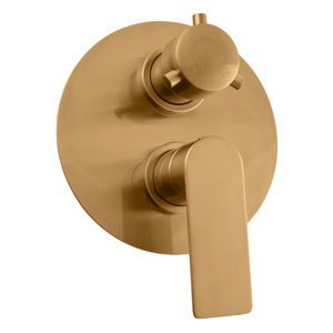 Slezák - RAV Vodovodní baterie sprchová vestavěná NIL - zlatá - kartáčovaná NL186KZK Barva: Zlatá kartáčovaná mat