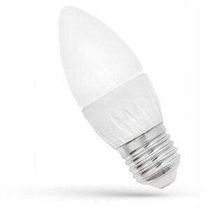 Spectrum LED LED žárovka Studená E-27 230V 6W svíčka 13062
