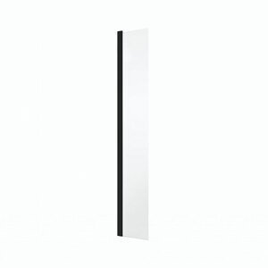 Besco Panel ke sprchovému koutu Walk-In ECO-N FLEX BLACK 30x195 cm,  PEFB-30-195C