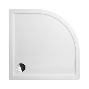 Roth Čtvrtkruhová akrylátová sprchová vanička FLAT ROUND Varianta: rozměry: 90x90 cm, kód produktu: FLAT ROUND 900 - 8000116