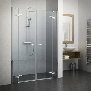 Roth Dvoukřídlé sprchové dveře GDN2 pro instalaci do niky Varianta: šířka: 150 cm, kód produktu: GDN2 1500 - 138-1500000-00-02, profily: brillant, výplň: transparent