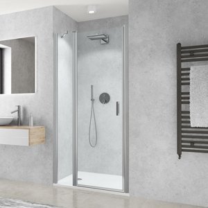 Roth Jednokřídlé sprchové dveře CI PIF pro instalaci do niky Varianta: šířka: 100 cm, orientace: Univerzální, profily: černá (elox), výplň: transparent, Kód produktu: CI PIF 1000 - CI PIF 100200 NPE