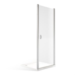 Roltechnik Outlet Jednokřídlé sprchové dveře pro instalaci do niky DCN1 Varianta: šířka: 80 cm, kód produktu: DCN1-80 - 736-8000000-00-02, profily: brillant, výplň: transparent