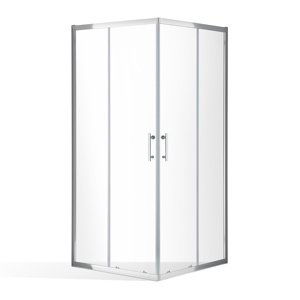 Roltechnik Outlet Čtvercový sprchový kout OBS2 Varianta: rozměry: 80x80 cm, kód produktu: OBS2_80x80 - 4000703, profily: brillant, výplň: transparent