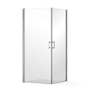 Roltechnik Outlet Sprchový kout OBCO1+OBCO1 s dvoukřídlými dveřmi Varianta: rozměry: 90x90 cm, kód produktu: OBCO1-90_OBCO1-90, profily: brillant, výplň: transparent