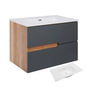 BPS-koupelny Koupelnová skříňka s keramickým umyvadlem Spectrum CA 80