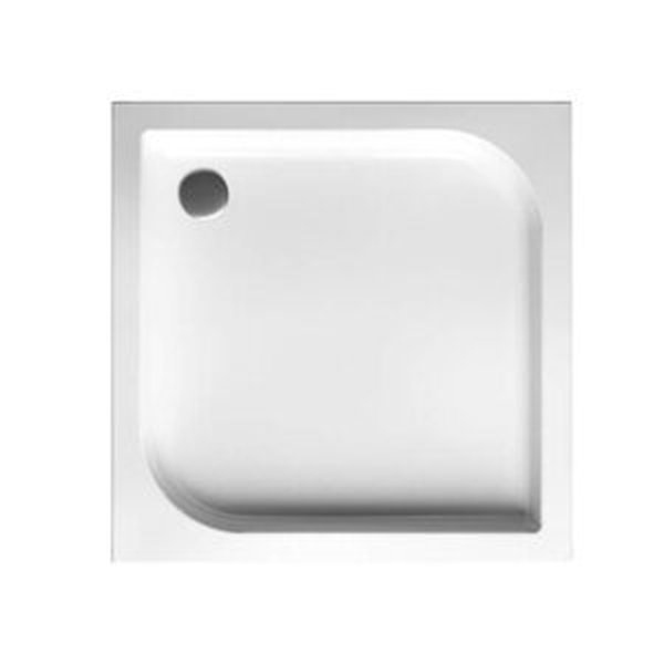 Polimat Čtvercová akrylátová sprchová vanička Tenor 1 80x80 (90x90) Barva: Bílá, Rozměry: 90x90 cm, Varianta: Tenor 1 90x90x12 - 00319