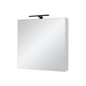 BPS-koupelny Zrcadlová skříňka Ticino 60 ZS LED-B s osvětlením Any LED 30 B, černá