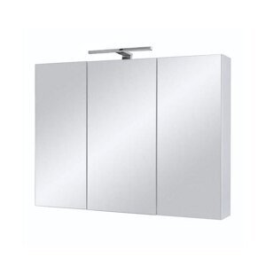 BPS-koupelny Zrcadlová skříňka Ticino 80 ZS LED-CR s osvětlením Any LED 30 CR, chrom