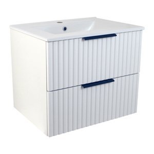 BPS-koupelny Koupelnová skříňka s keramickým umyvadlem Tina W 60 bílá