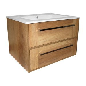 BPS-koupelny Koupelnová skříňka s keramickým umyvadlem Venis 80