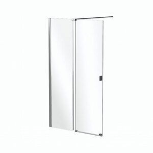 Besco Sprchový kout Walk-In VAYO 90 (100, 110, 120, 130, 140), výška 200 cm Varianta: šířka: 140 cm, orientace: Univerzální, kód produktu: VAYO 140200 T, VY-140-200C, profily: chrom, výplň: transparent