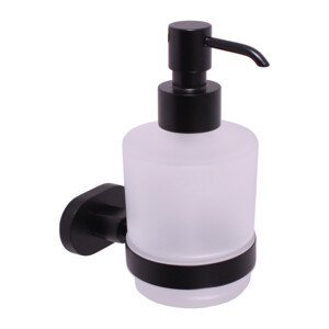 Slezák - RAV Dávkovač tekutého mýdla černá matná Koupelnový doplněk YUKON YUA0303CMAT Barva: Černá mat, kód produktu: YUA0303CMAT