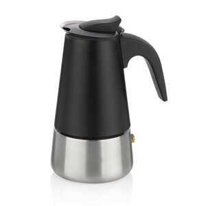 Konvice na espresso Ferrara nerez černá 17,0 cm 9,0 cm  200,0 ml