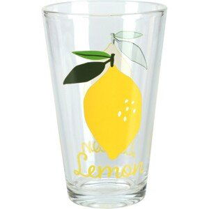 Sklenice 300 ml sada 3 ks žlutá Lemon