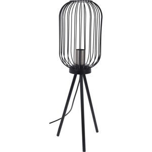 Lampa kovová stříbrná 60 x 17,5 cm