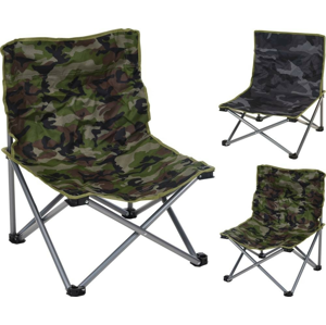 Židle campingová skládací CAMO zelená PROGARDEN KO-FD8300160ze
