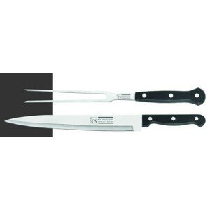 Nůž kuchyňský porcovací se servírovací vidličkou CS SOLINGEN CS-001391