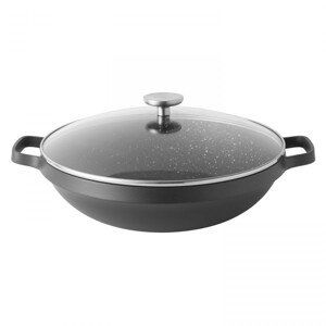 Pánev WOK s poklicí s mramorovým povrchem GEM 32 cm