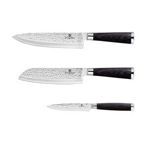 BERLINGERHAUS Sada nožů nerez 3 ks Primal Gloss Collection Santoku BH-2484
