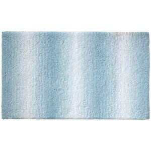 Koupelnová předložka Ombre 120x70 cm polyester ledově modrá
