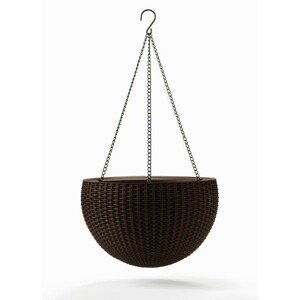 Keter Květináč Keter Hanging Sphere whiskey hnědý KT-610122