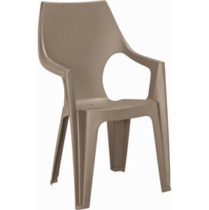 Keter Plastová židle Keter Dante highback Cappuccino KT-610006