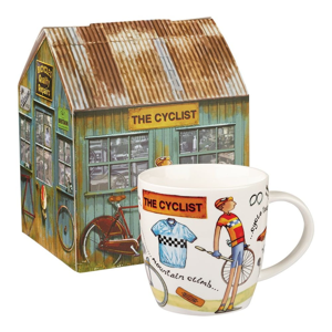 Hrnek z porcelánu Churchill China At Your Leisure The Cyclist, 400 ml