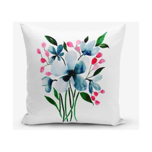 Povlak na polštář s příměsí bavlny Minimalist Cushion Covers Modern Flower, 45 x 45 cm