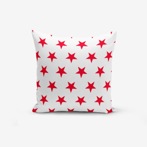 Povlak na polštář s příměsí bavlny Minimalist Cushion Covers Red Star Modern, 45 x 45 cm