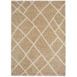 Béžový koberec Universal Kasbah Dice, 80 x 150 cm