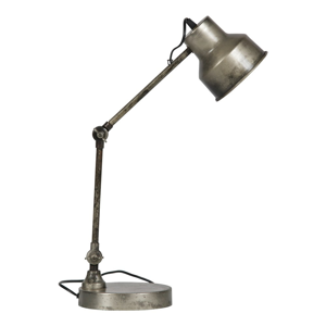 Stojací lampa ve stříbrné barvě WOOOD Hector, výška 66 cm