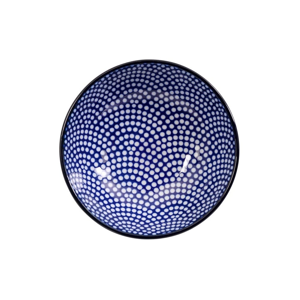 Modro-bílý talíř Tokyo Design Studio Nippon Dot, ø 9,5 cm