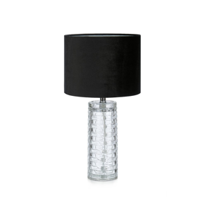 Černá stolní lampa Markslöjd Monsieur, ø 24 cm