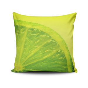 Polštář s příměsí bavlny Cushion Love Verde, 45 x 45 cm