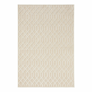 Krémový koberec z viskózy Mint Rugs Caine, 200 x 300 cm