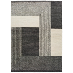 Šedý koberec Universal Tanum Blocks, 80 x 150 cm